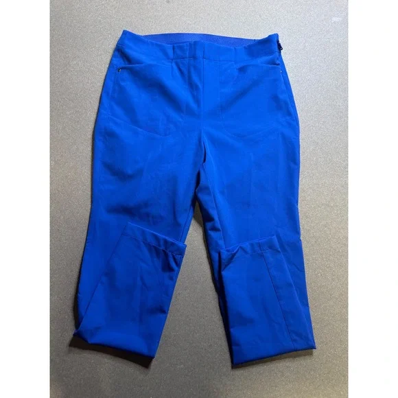 RLX Ralph Lauren Golf Pants Women's Size 10P‎ Blue Athletic Performance - Picture 3 of 9